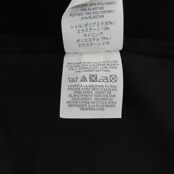 J Crew Women 2 Solid Black Puckered One Piece Swimsuit Ruffle Straps V Neck - Picture 9 of 11